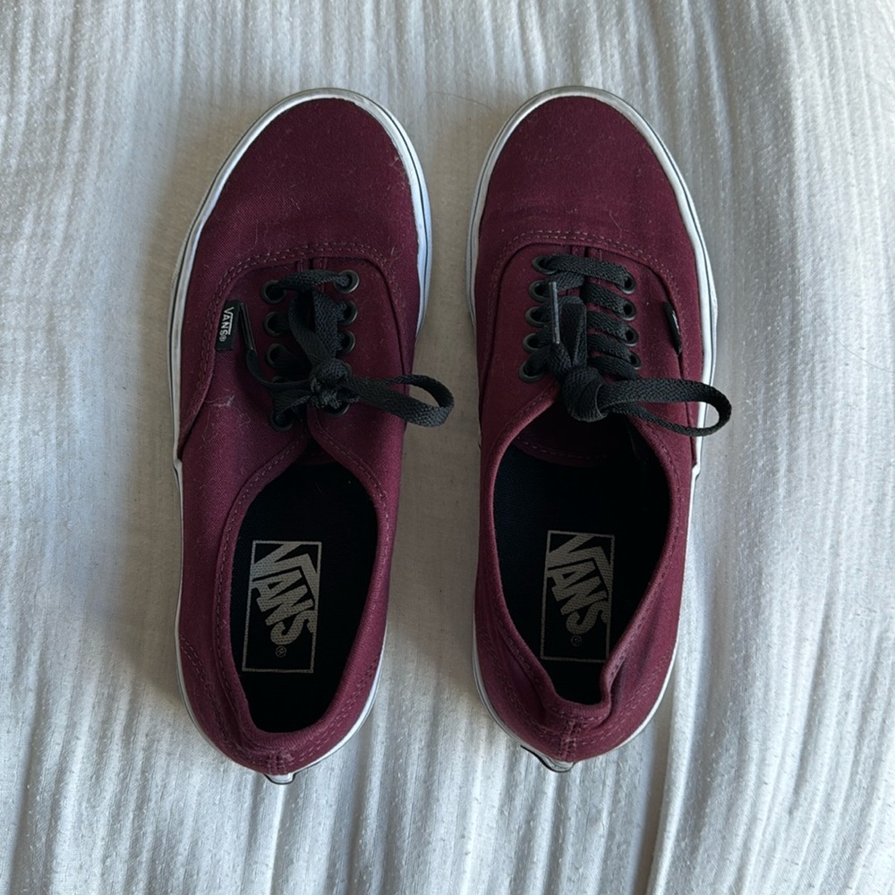 Maroon Vans